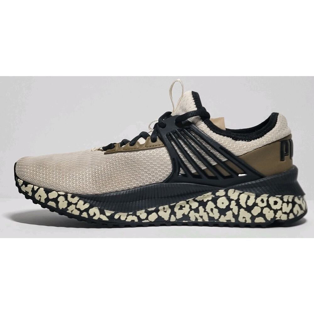 Puma Pacer Future Animal Women’s Sneakers Size 8 Beige Black 396022-01 Clean - Picture 2 of 10